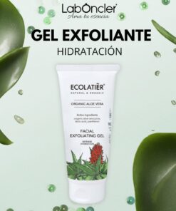 ECOLATIER Gel Exfoliante Facial Hidratación Intensa Aloe Vera