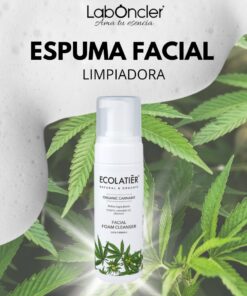 ECOLATIER - Espuma Limpiadora Facial Reafirmante Cannabis Ecológico