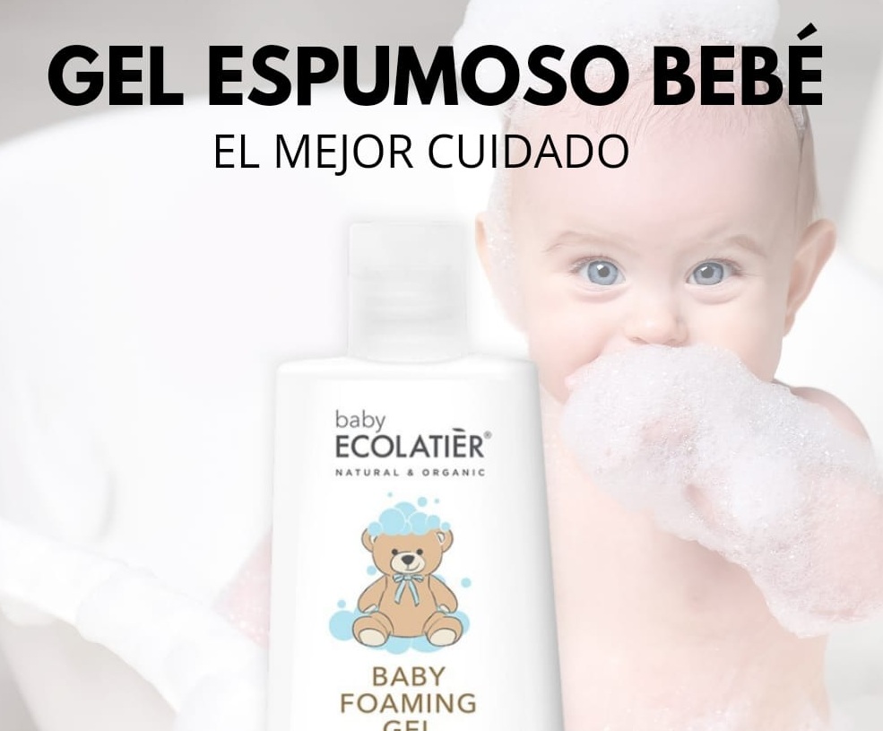 ECOLATIER Gel Espumoso Bebé 3+