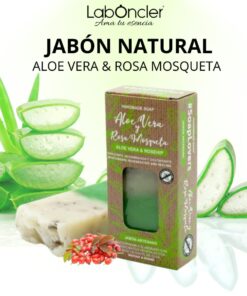 JABÓN Natural de Aloe Vera y Rosa Mosqueta