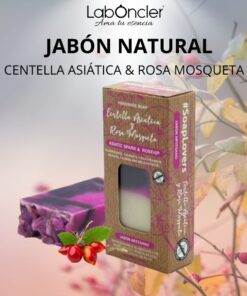JABÓN Natural de Rosa Mosqueta y Centella Asiática