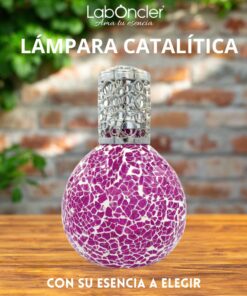 Lámpara Catalítica FUCSIA 200ml + Esencia 200ml