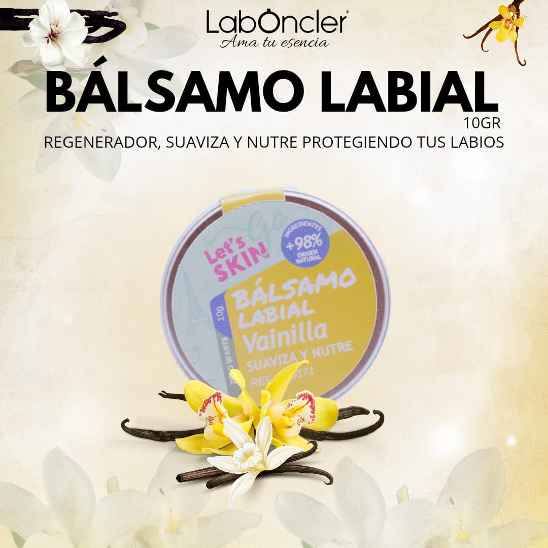 LET`S SKIN - TARRINA LABIAL VAINILLA