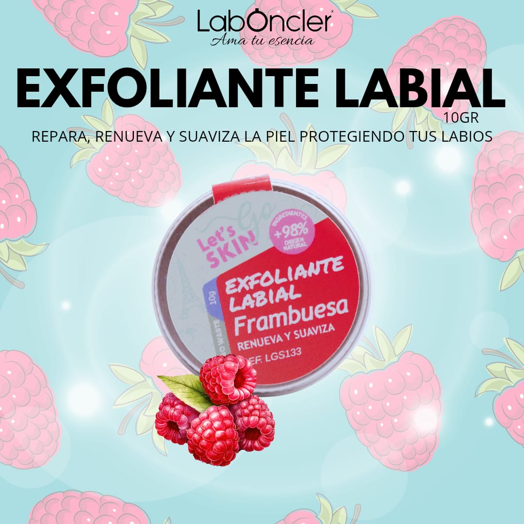 LET`S SKIN - TARRINA EXFOLIANTE FRAMBUESA