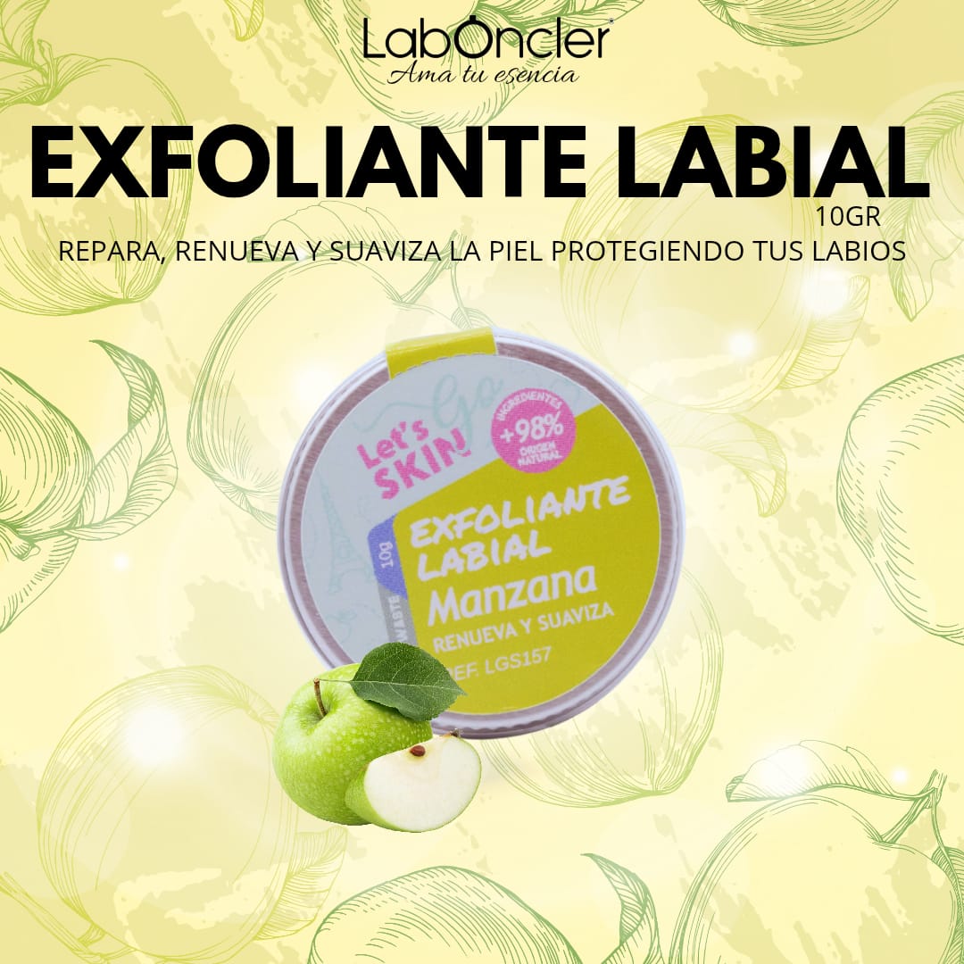 LET`S SKIN - TARRINA EXFOLIANTE MANZANA