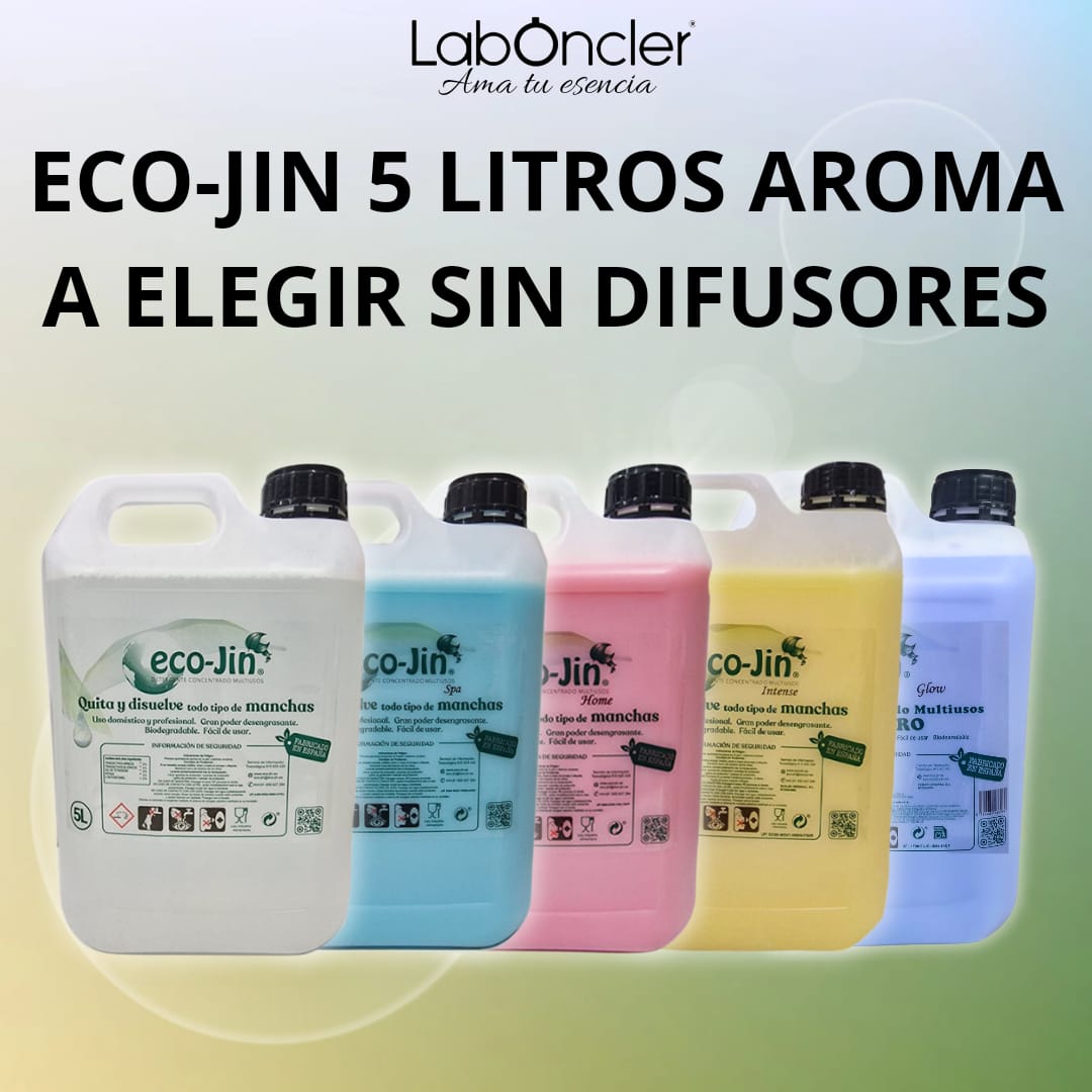 Eco-Jin - Eco-Jin 5 Litros Aroma a elegir SIN DIFUSOR