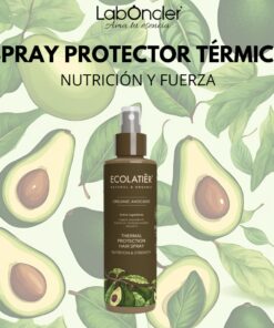 ECOLATIER - Spray protector térmico Nutrición y Fuerza Aguacate Ecológico