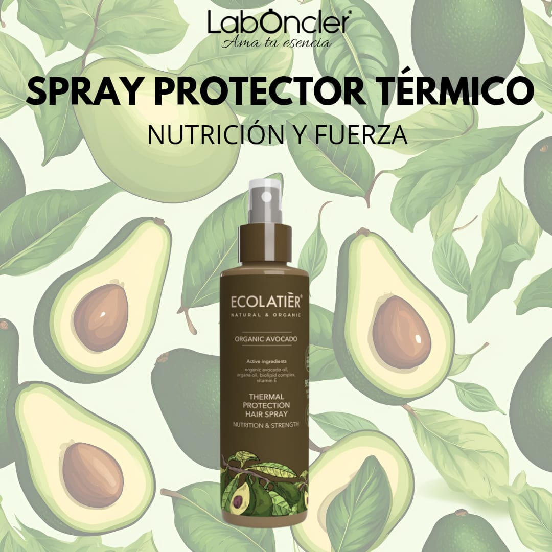 ECOLATIER - Spray protector térmico Nutrición y Fuerza Aguacate Ecológico
