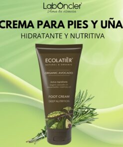 ECOLATIER - Crema de Pies Nutrición Profunda Aguacate Ecológico