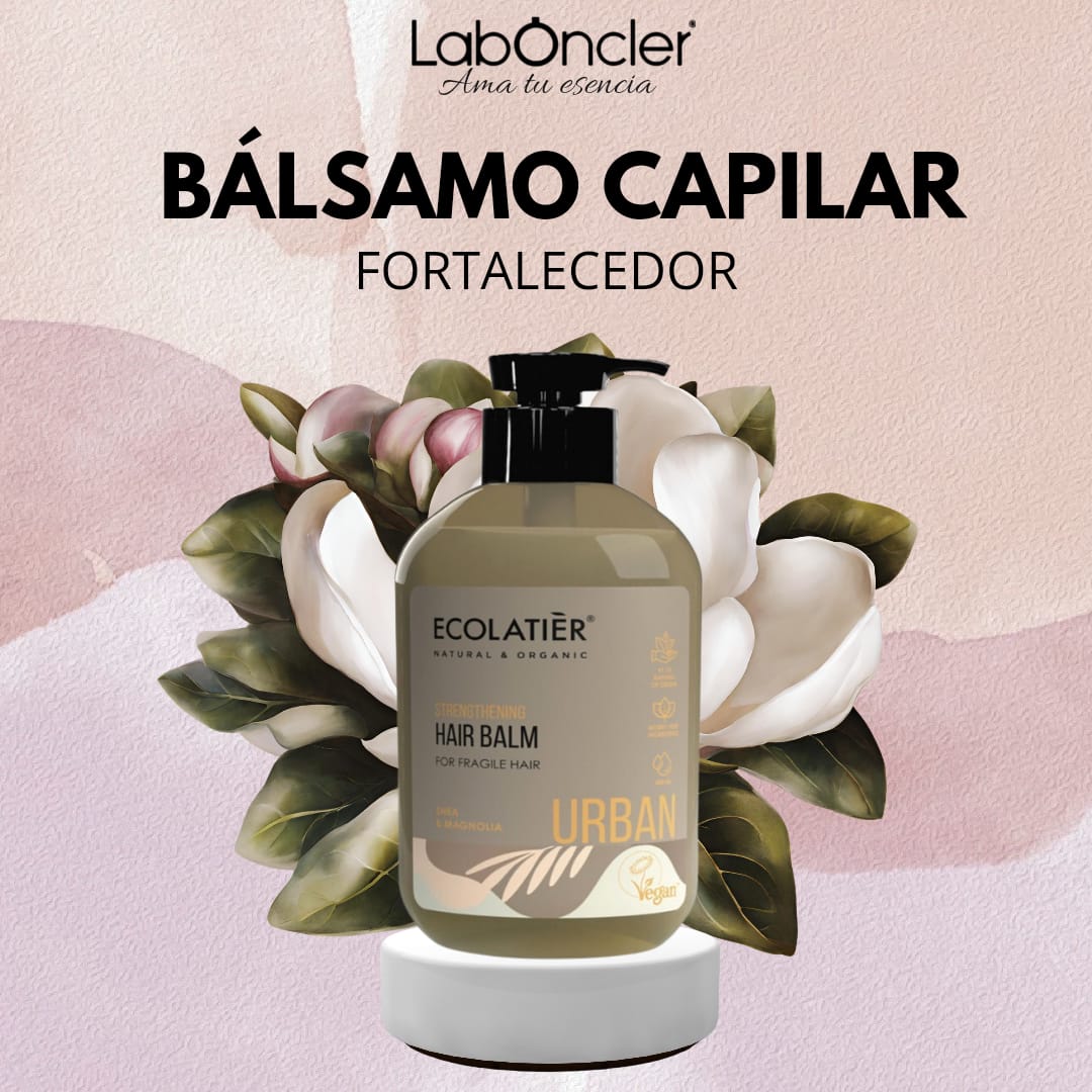 ECOLATIER - Bálsamo Capilar Fortalecedor Cabello Frágil, Karité y Magnolia
