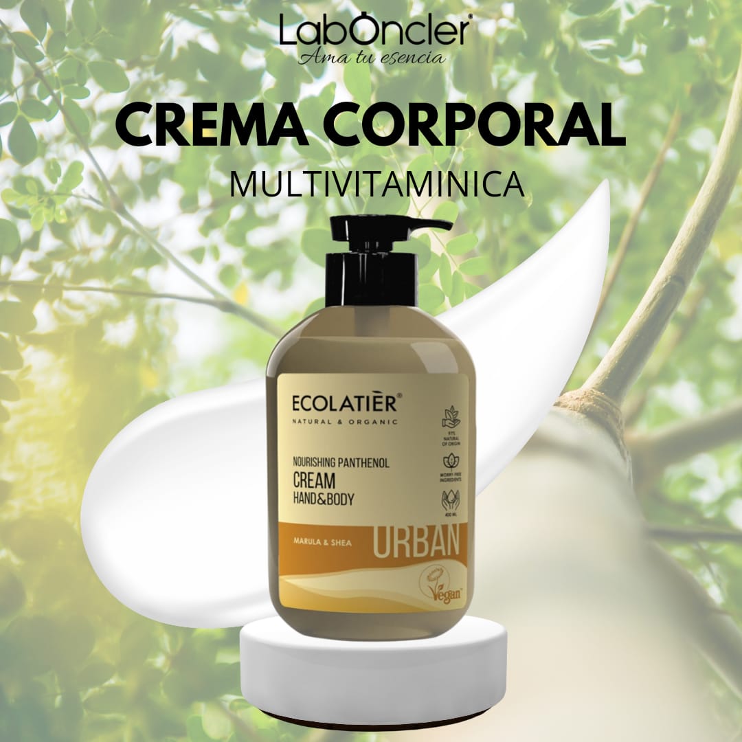 ECOLATIER - Crema Manos y Cuerpo Nutrición Pantenol