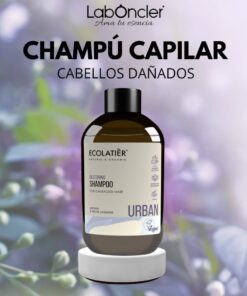 ECOLATIER - Champú Restaurador Cabello Dañado, Argán y Jazmín