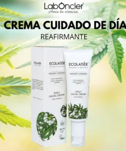 ECOLATIER - Crema Facial Diaria Reafirmante de la Piel Cannabis Ecológico