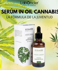 ECOLATIER - Sérum Facial en Aceite Reafirmante de la Piel a base de Cannabis Ecológico