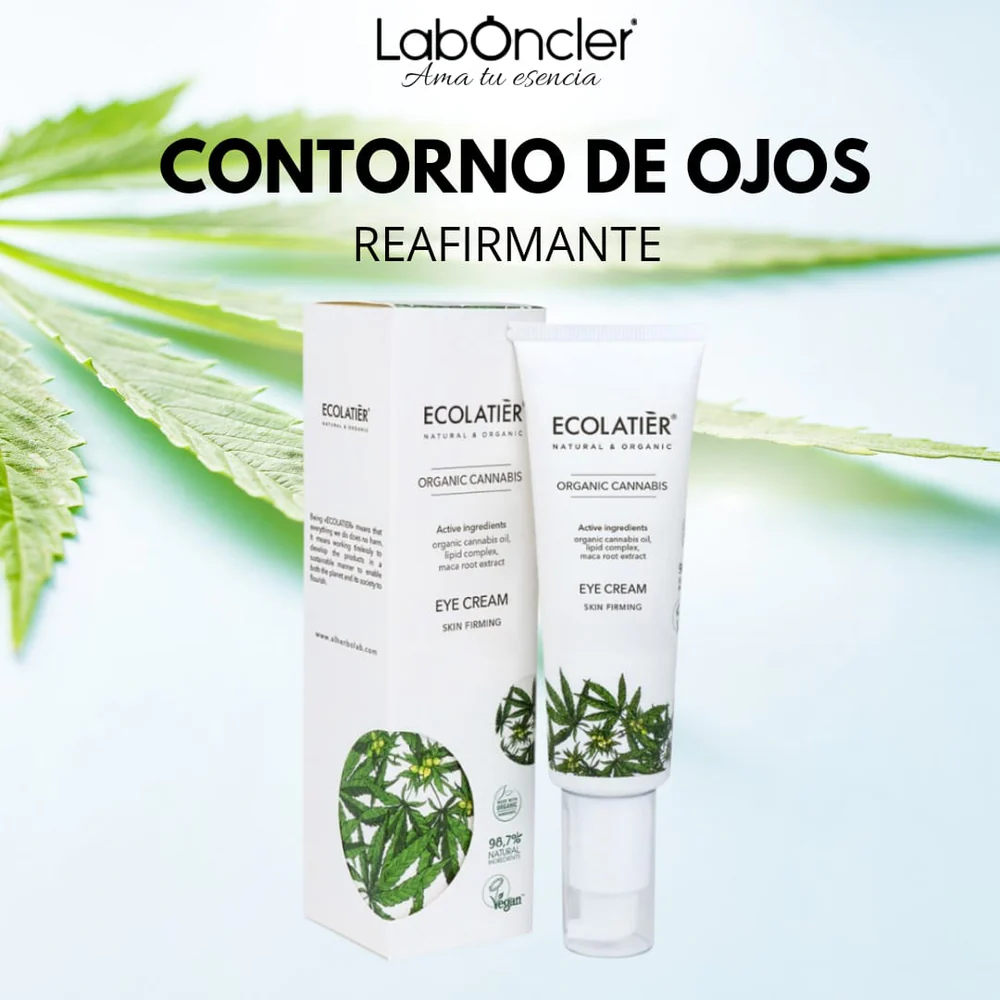 ECOLATIER - Crema Contorno de Ojos Reafirmante Cannabis Ecológico