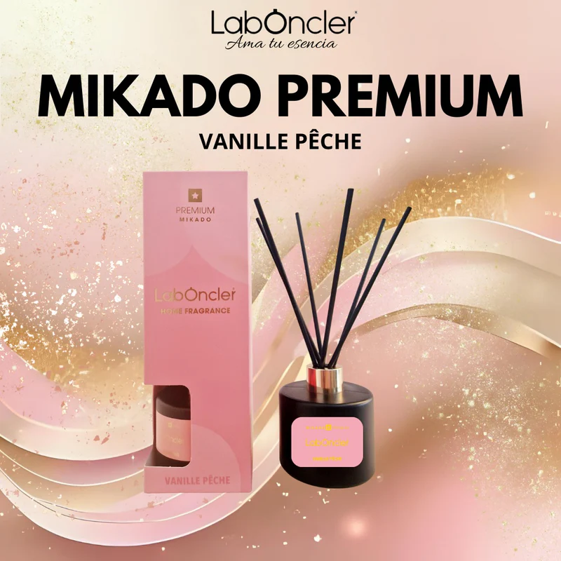Laboncler - Ambientador PREMIUM MIKADO VANILLE PECHE 200ML