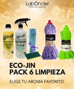 Eco-Jin - PACK 6 Limpieza ECOJIN 1L